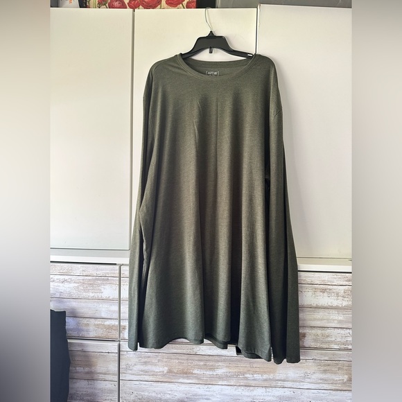 Apt. 9 Other - 🫒 Apt 9 Long Sleeve Tee 2XLT Olive Green Tall NWOT Mens Shirt